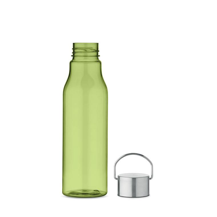 Sticlă RPET cu capac PP 600 ml VERNAL Lime transparent