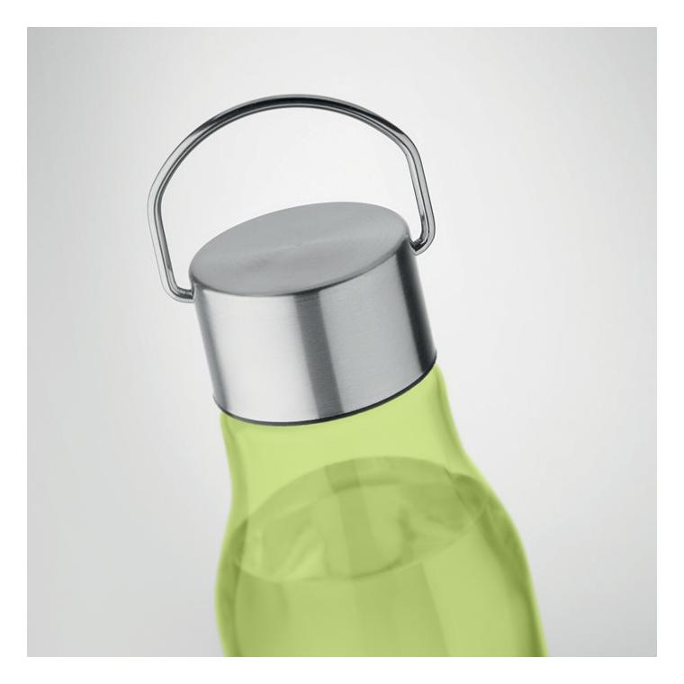 Sticlă RPET cu capac PP 600 ml VERNAL Lime transparent