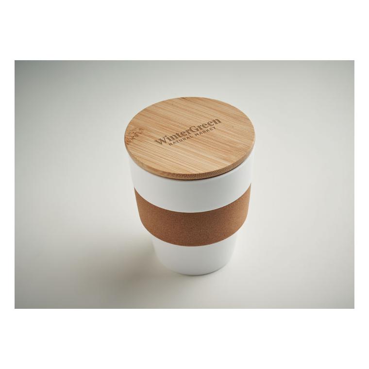 Pahar din PP reciclat 300 ml GALAO Alb