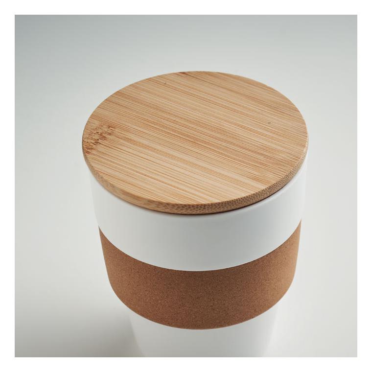 Pahar din PP reciclat 300 ml GALAO Alb