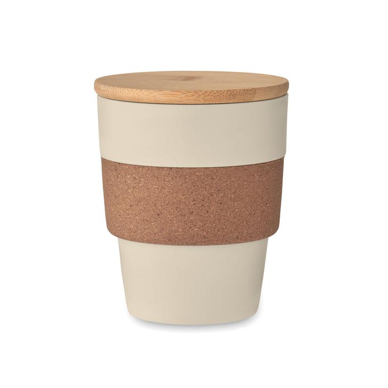 Pahar din PP reciclat 300 ml GALAO Bej