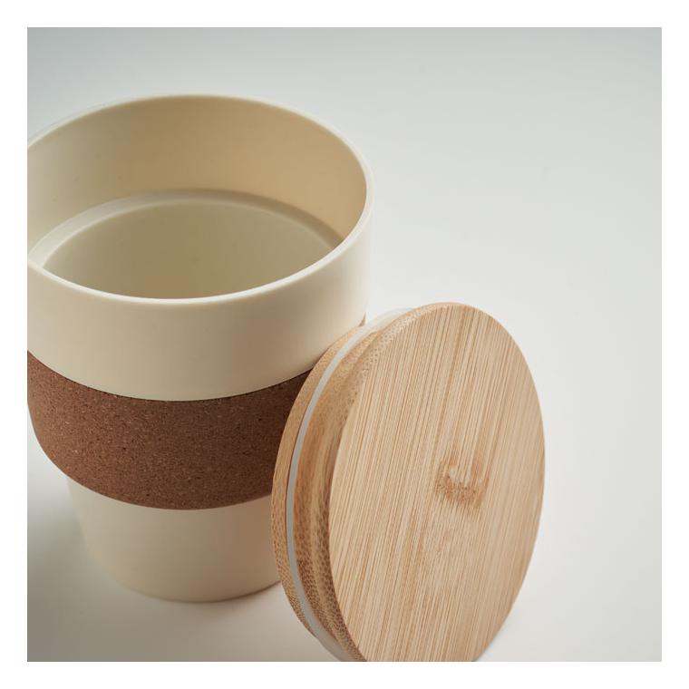 Pahar din PP reciclat 300 ml GALAO Bej