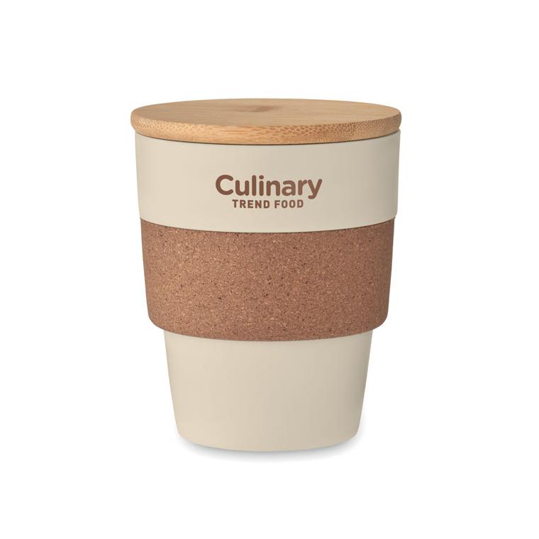 Pahar din PP reciclat 300 ml GALAO Bej