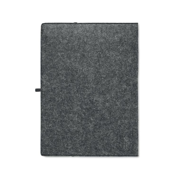 Mapă  A4 din RPET FELTNOTE Gri închis