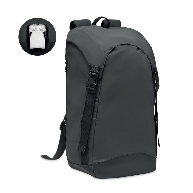Rucsac reflectorizant 190T EIGER Negru