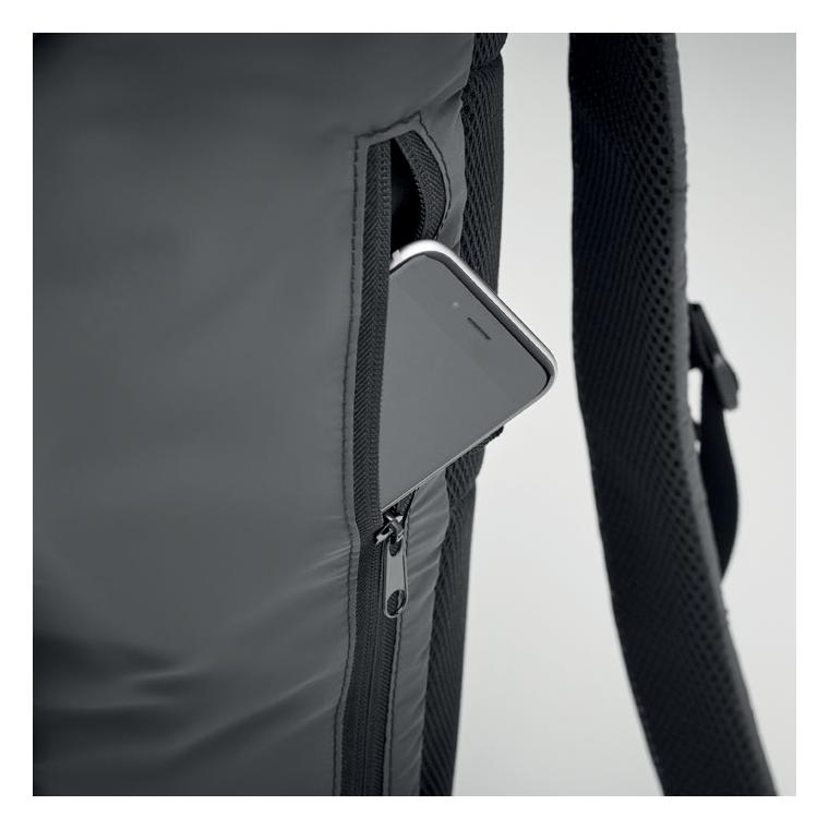 Rucsac reflectorizant 190T EIGER Negru