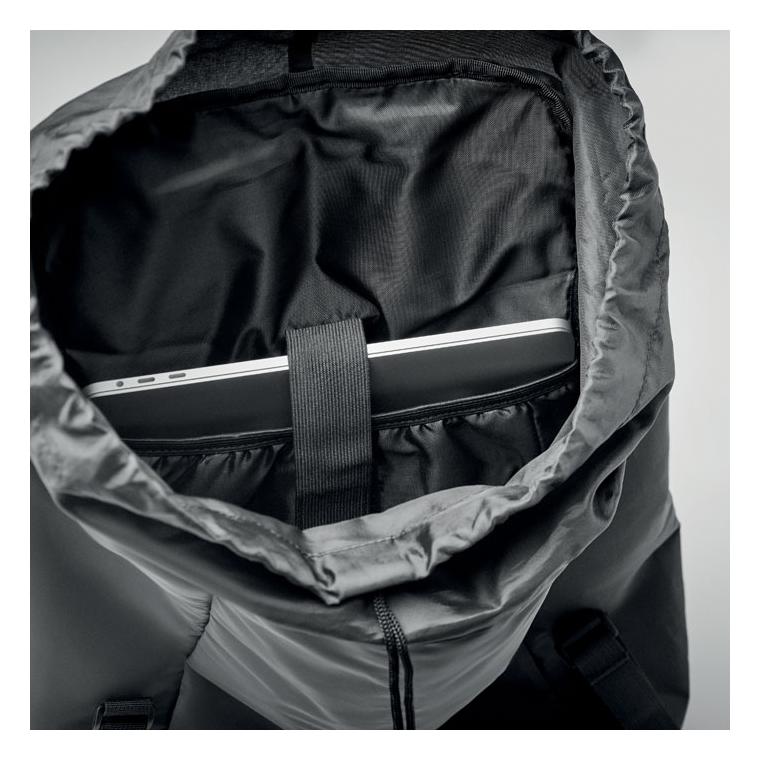 Rucsac reflectorizant 190T EIGER Negru