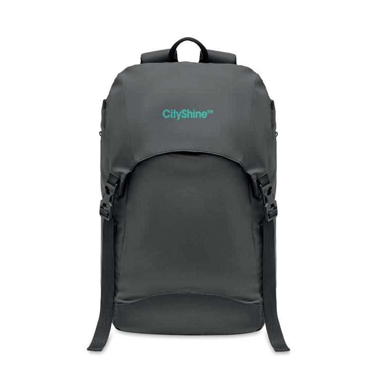 Rucsac reflectorizant 190T EIGER Negru