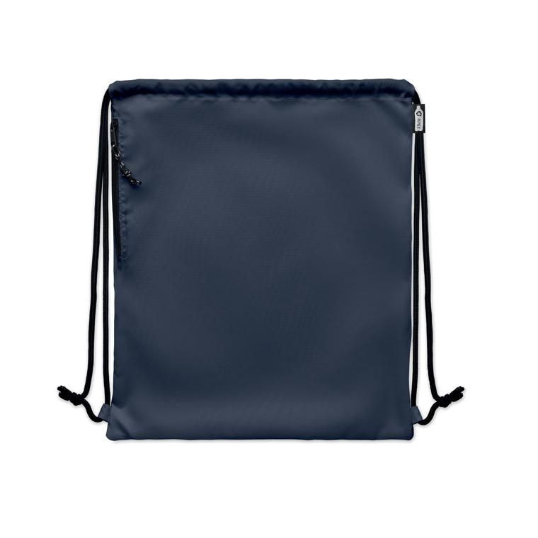 Rucsac cu șnur 300D RPET NIGHT Albastru