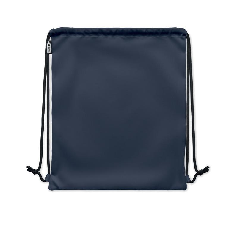 Rucsac cu șnur 300D RPET NIGHT Albastru
