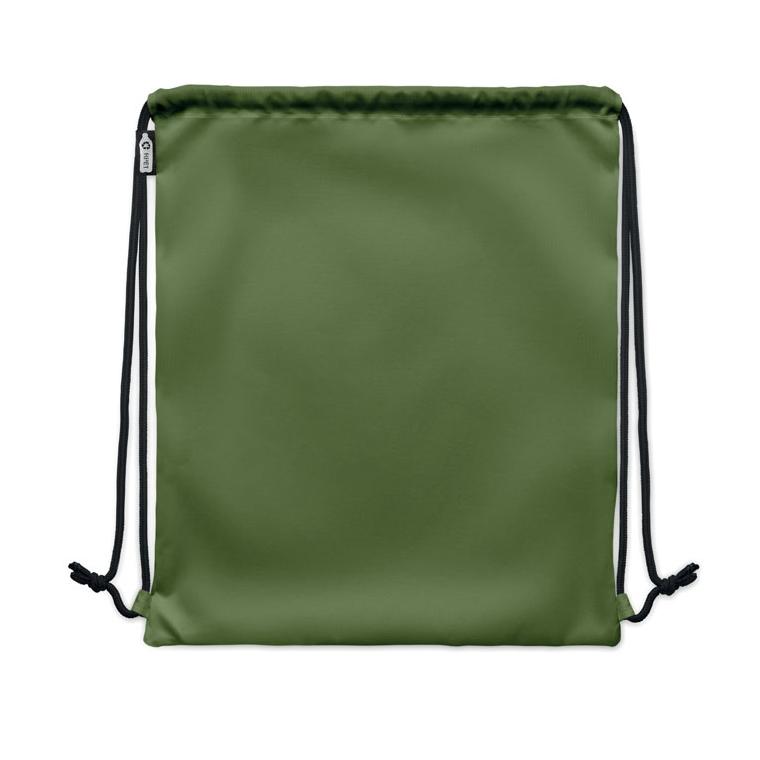 Rucsac cu șnur 300D RPET NIGHT Verde militar