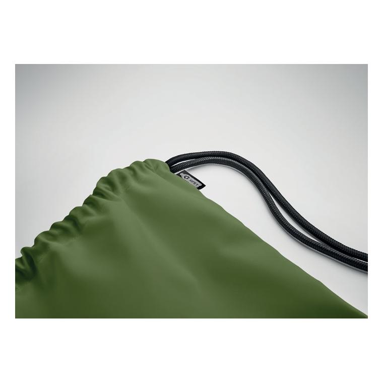 Rucsac cu șnur 300D RPET NIGHT Verde militar