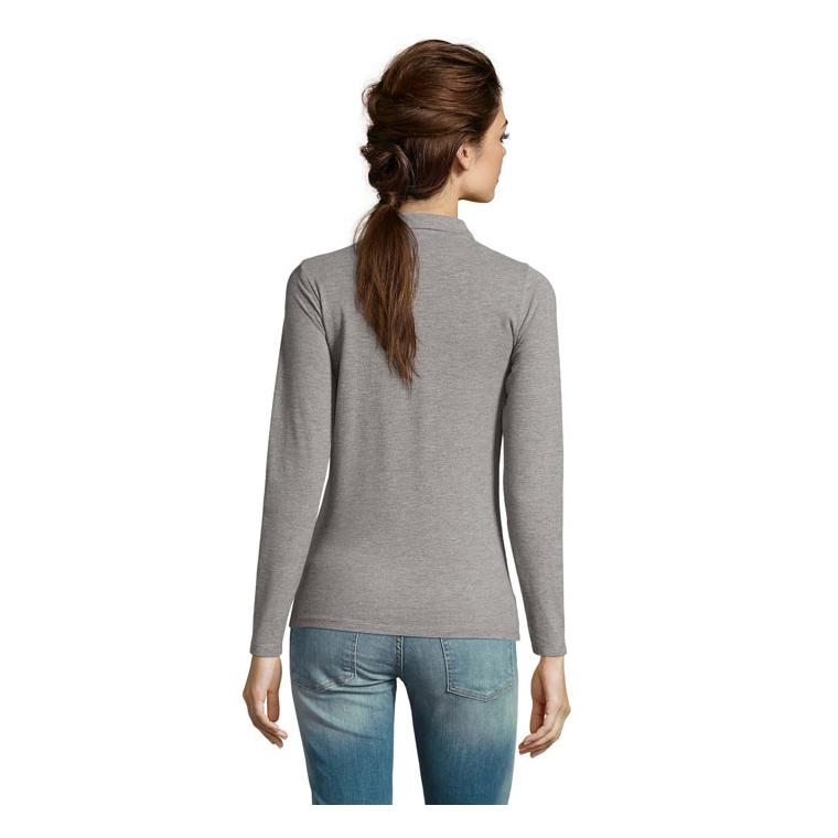 Tricou polo pentru femei SOL'S PERFECT LSL 180 Gri melange S