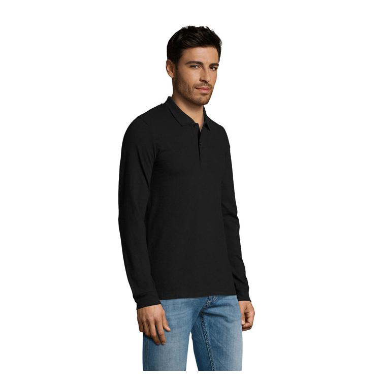 Tricou polo pentru bărbați SOL'S PERFECT LSL 180 Negru L