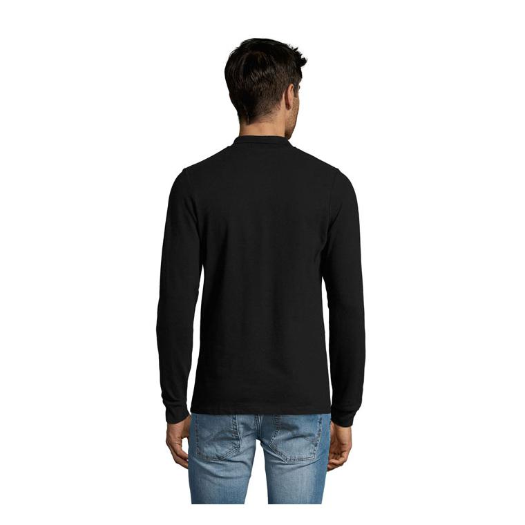 Tricou polo pentru bărbați SOL'S PERFECT LSL 180 Negru L
