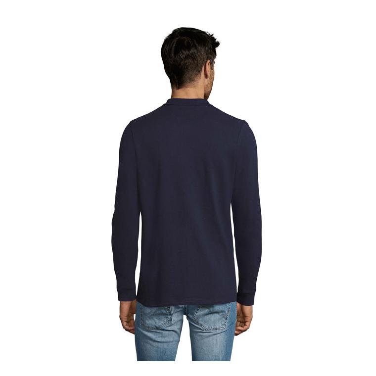 Tricou polo pentru bărbați SOL'S PERFECT LSL 180 French Navy M