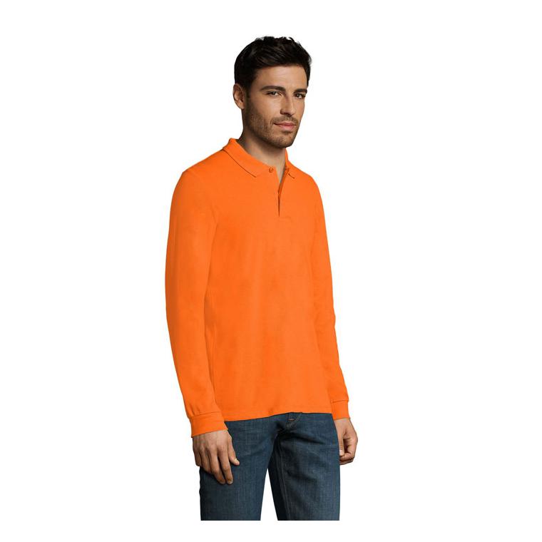 Tricou polo pentru bărbați SOL'S PERFECT LSL 180 Orange M