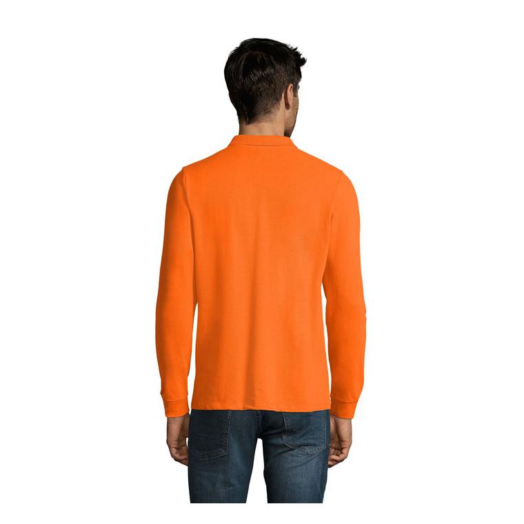 Tricou polo pentru bărbați SOL'S PERFECT LSL 180 Orange M