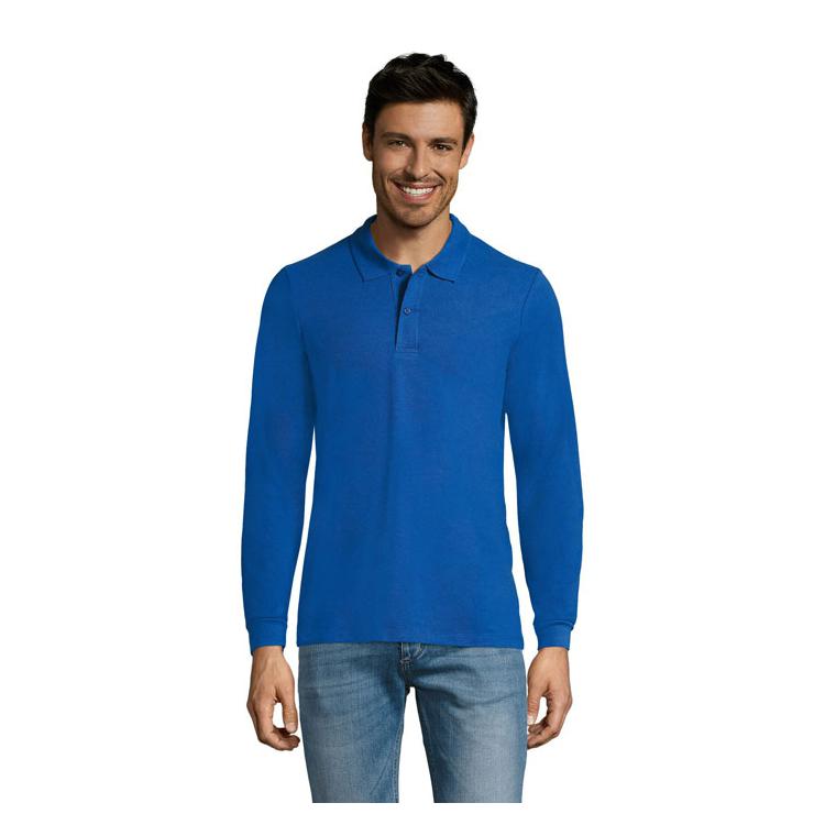 Tricou polo pentru bărbați SOL'S PERFECT LSL 180 Royal Blue 4XL