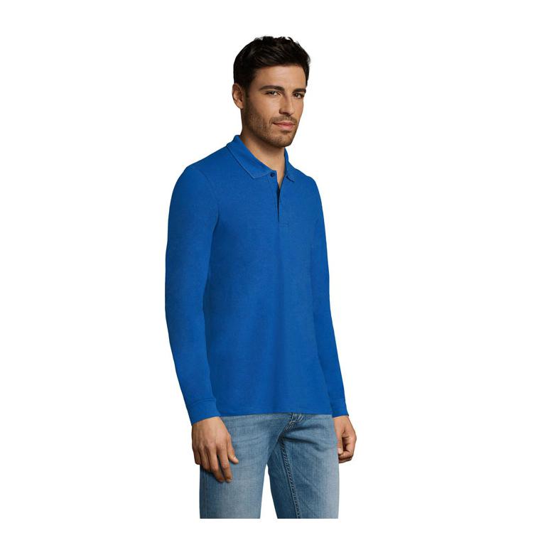 Tricou polo pentru bărbați SOL'S PERFECT LSL 180 Royal Blue L