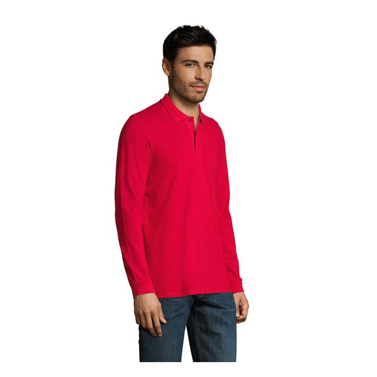Tricou polo pentru bărbați SOL'S PERFECT LSL 180 Red M