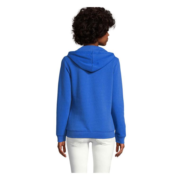 Hanorac cu glugă și fermoar pentru femei SOL'S SPIKE 280gr Royal Blue XXL