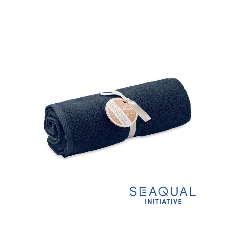 Prosop SEAQUAL® 70 x 140 cm SAND Albastru