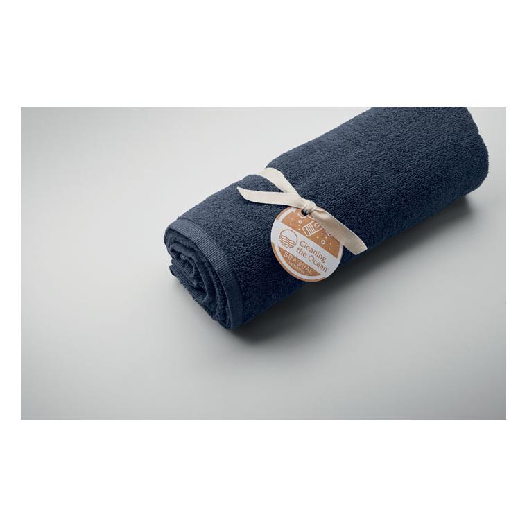 Prosop SEAQUAL® 70 x 140 cm SAND Albastru