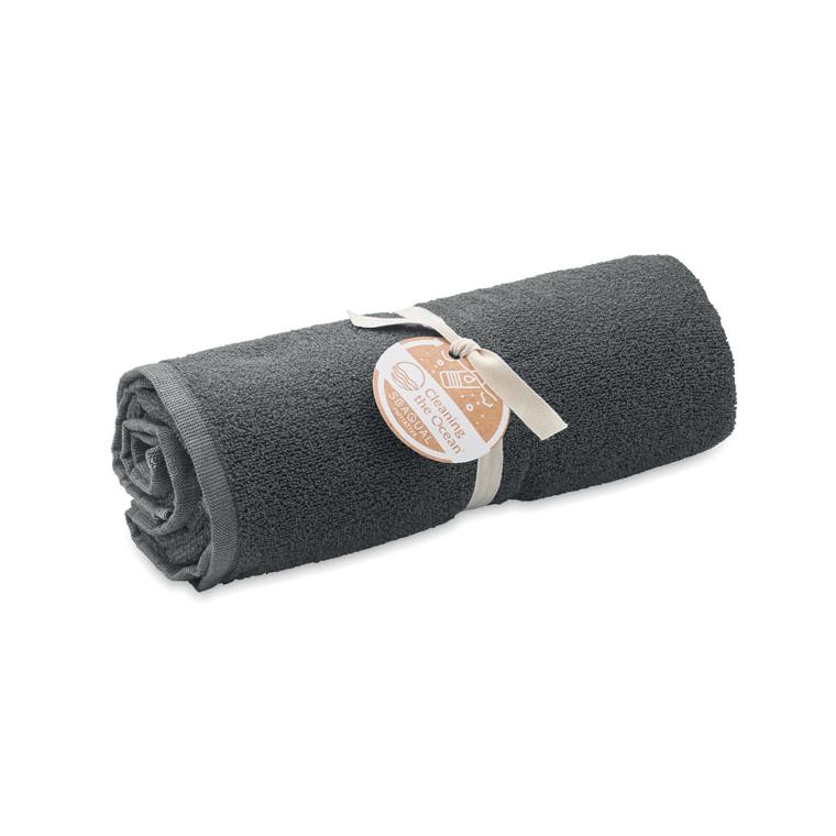Prosop SEAQUAL® 100 x 170 cm WATER Gri