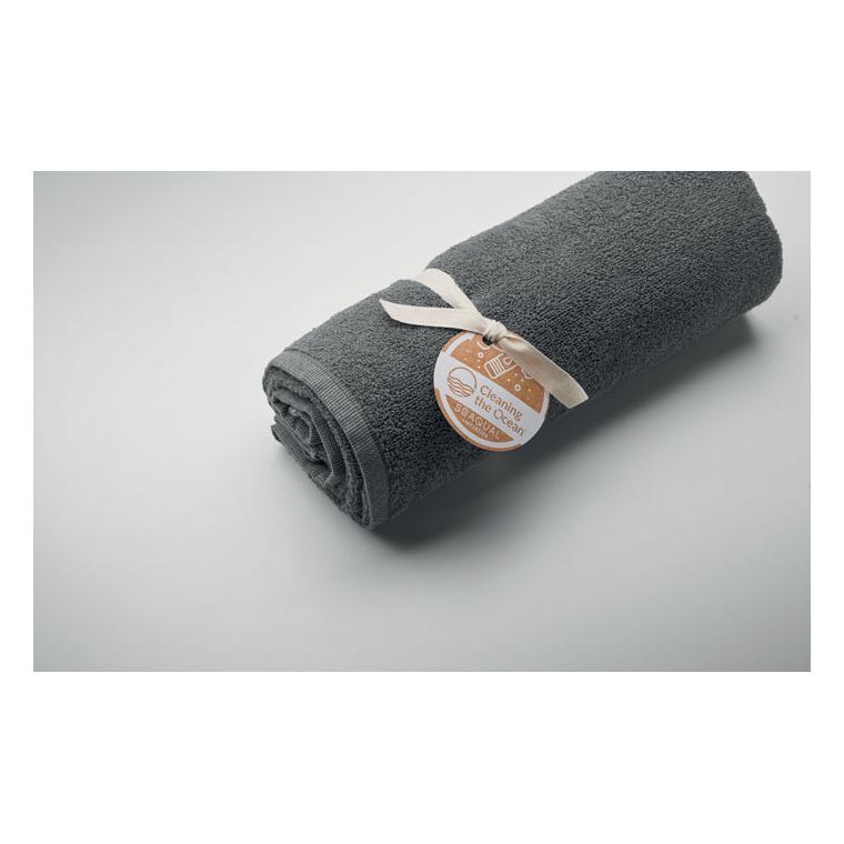 Prosop SEAQUAL® 100 x 170 cm WATER Gri