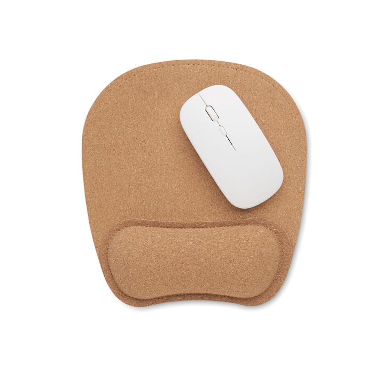 Suport ergonomic pentru mouse din plută MARBO Bej