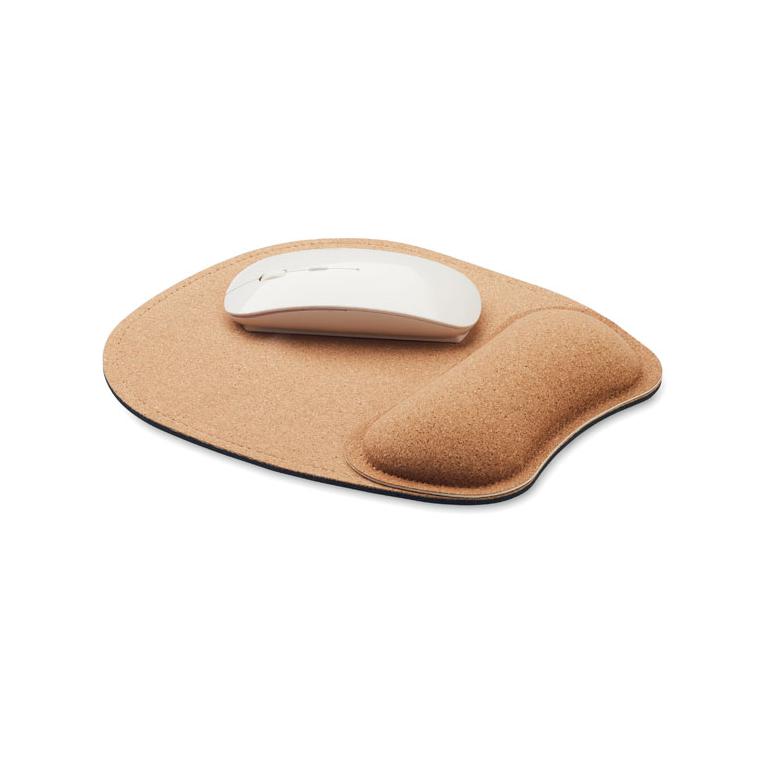 Suport ergonomic pentru mouse din plută MARBO Bej