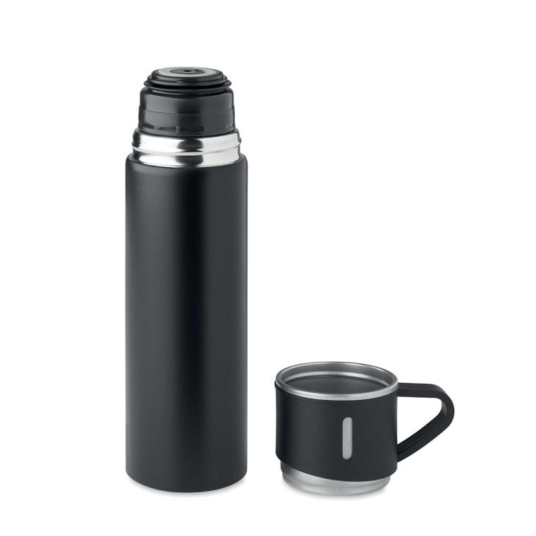 Termos cu perete dublu 420 ml TONIA Negru