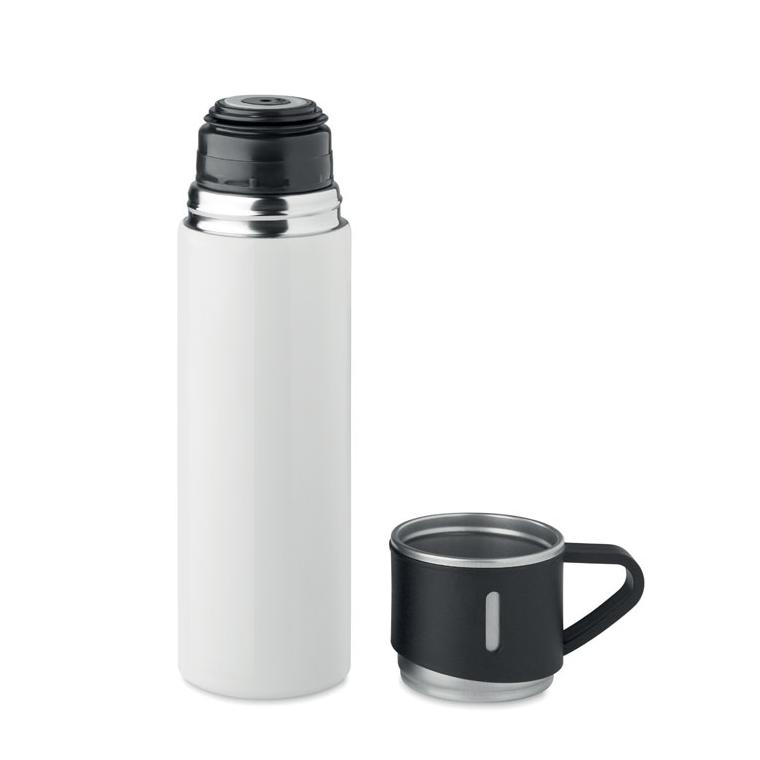 Termos cu perete dublu 420 ml TONIA Alb
