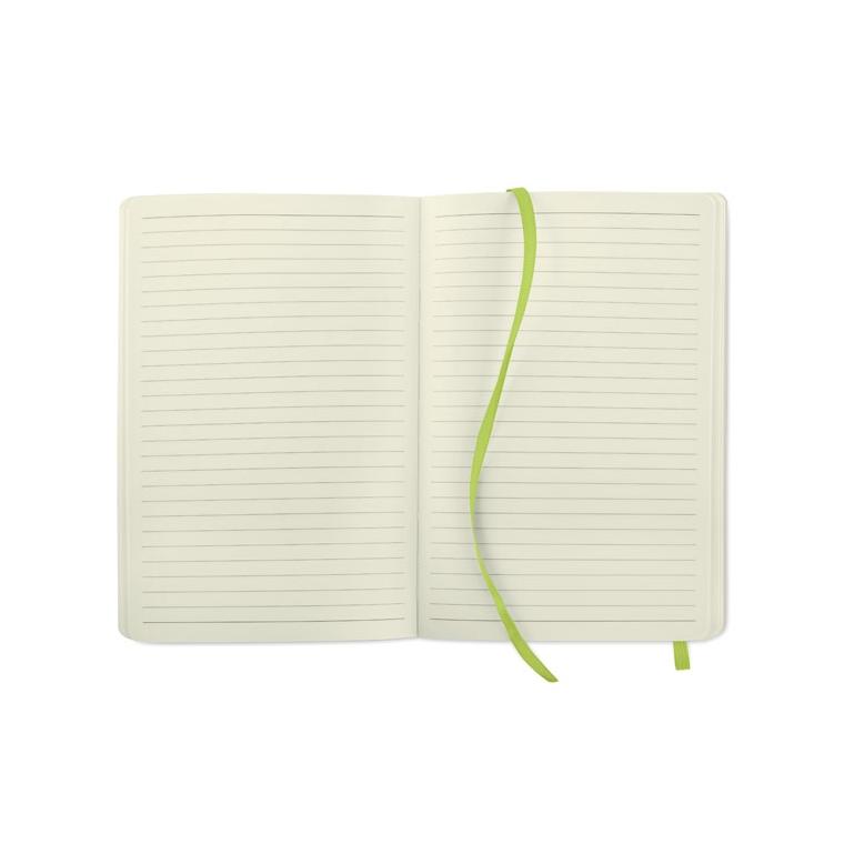 Caiet A5 reciclat BRETA Lime