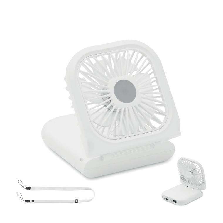 Ventilator portabil pliabil STANDFAN Alb