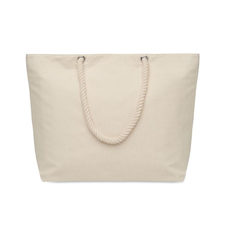 Geantă frigorifică de plajă din bumbac HEAVEN Bej