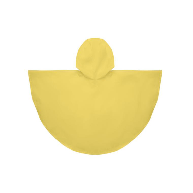 Pelerină ploaie pentru copii din PEVA PONCHIE Galben