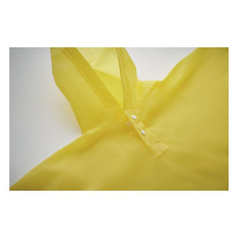 Pelerină ploaie pentru copii din PEVA PONCHIE Galben