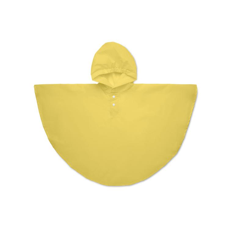 Pelerină ploaie pentru copii din PEVA PONCHIE Galben