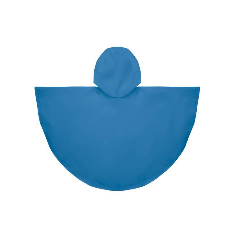 Pelerină ploaie pentru copii din PEVA PONCHIE Albastru regal