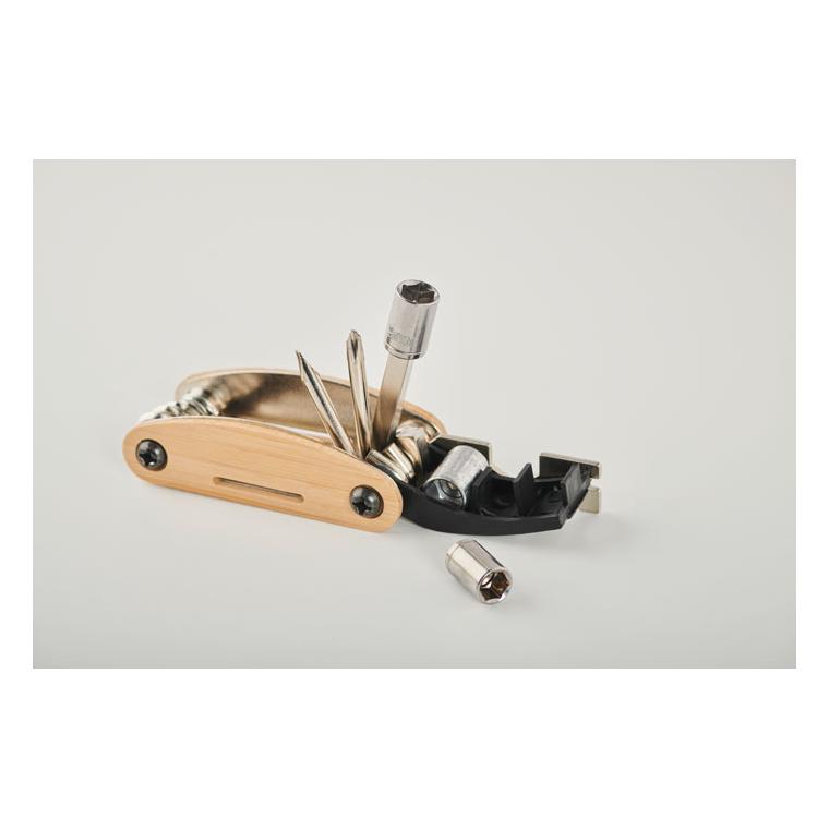 Multitool de buzunar din bambus MANO Natur