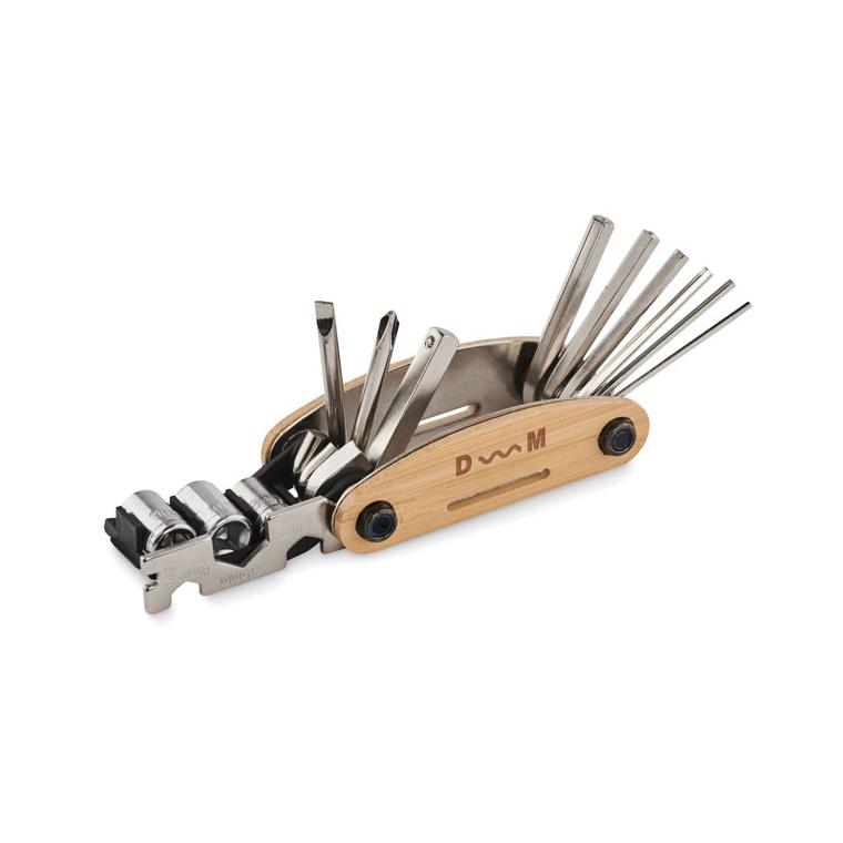 Multitool de buzunar din bambus MANO Natur