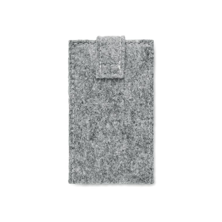 Set manichiură 6 piese, pâslă RPET NAILKIT FELT Gri