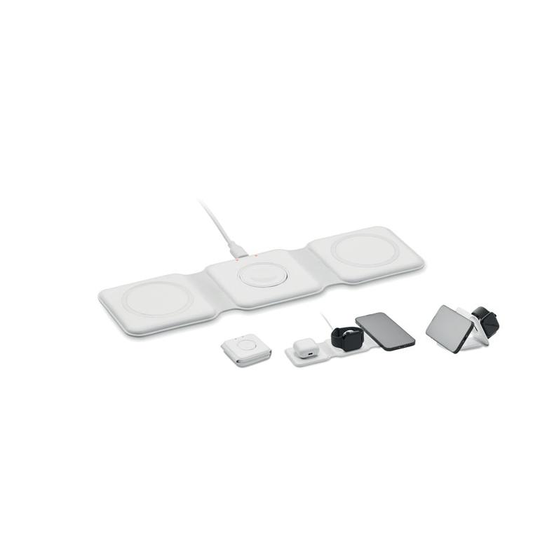 Stație de încărcare pliabilă ORIO Alb