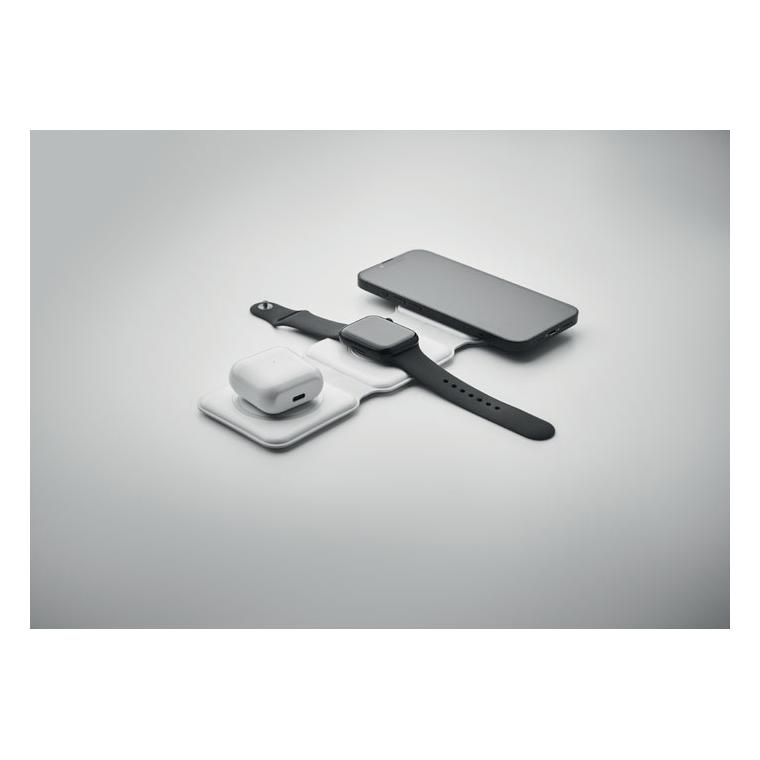 Stație de încărcare pliabilă ORIO Alb