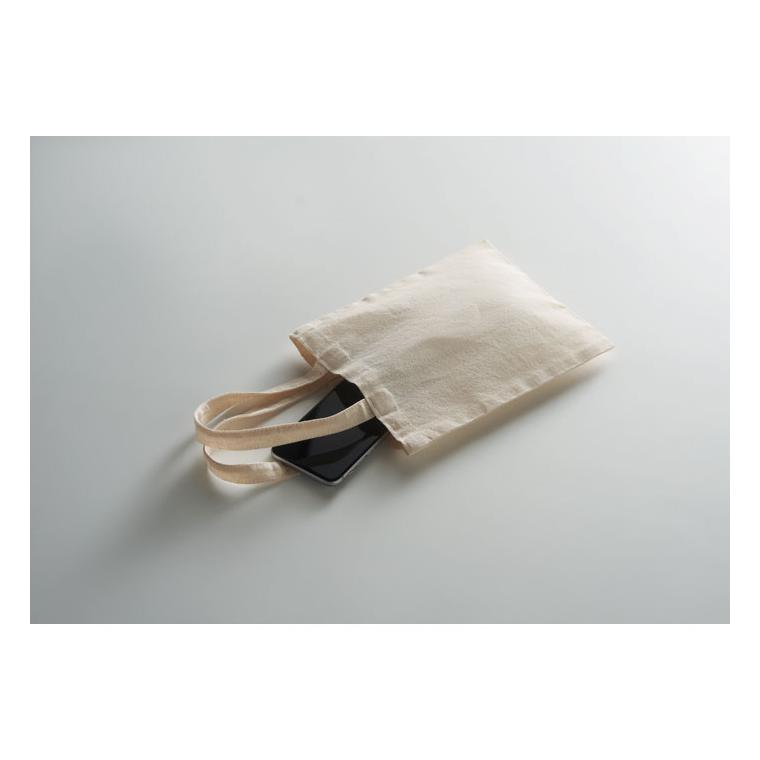 Sacoșă mică de cadou, bumbac140 CHISAI Bej