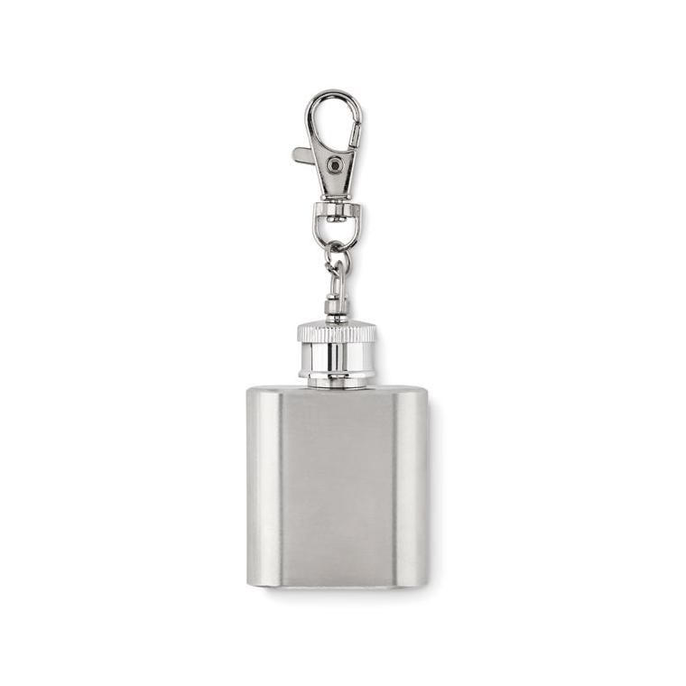 Breloc de chei Hipflask HIPPY Argintiu