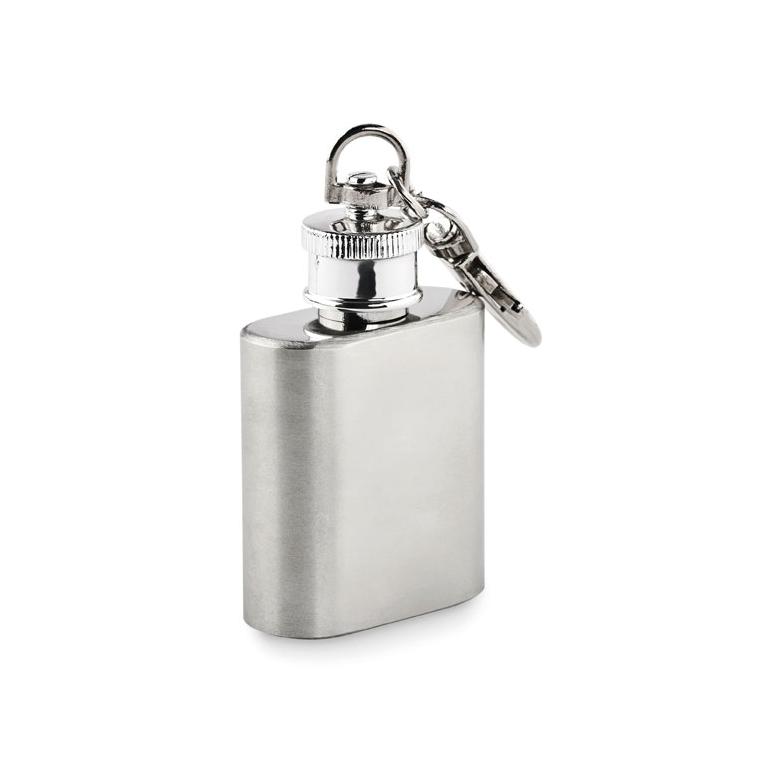 Breloc de chei Hipflask HIPPY Argintiu