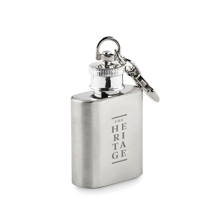Breloc de chei Hipflask HIPPY Argintiu